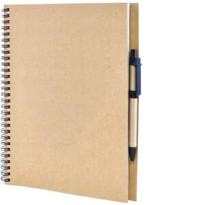 Image showing the Intimo A4 Wiro branded notebook. Part of the range of Eco Branded Notebooks from The Branded Notebook.